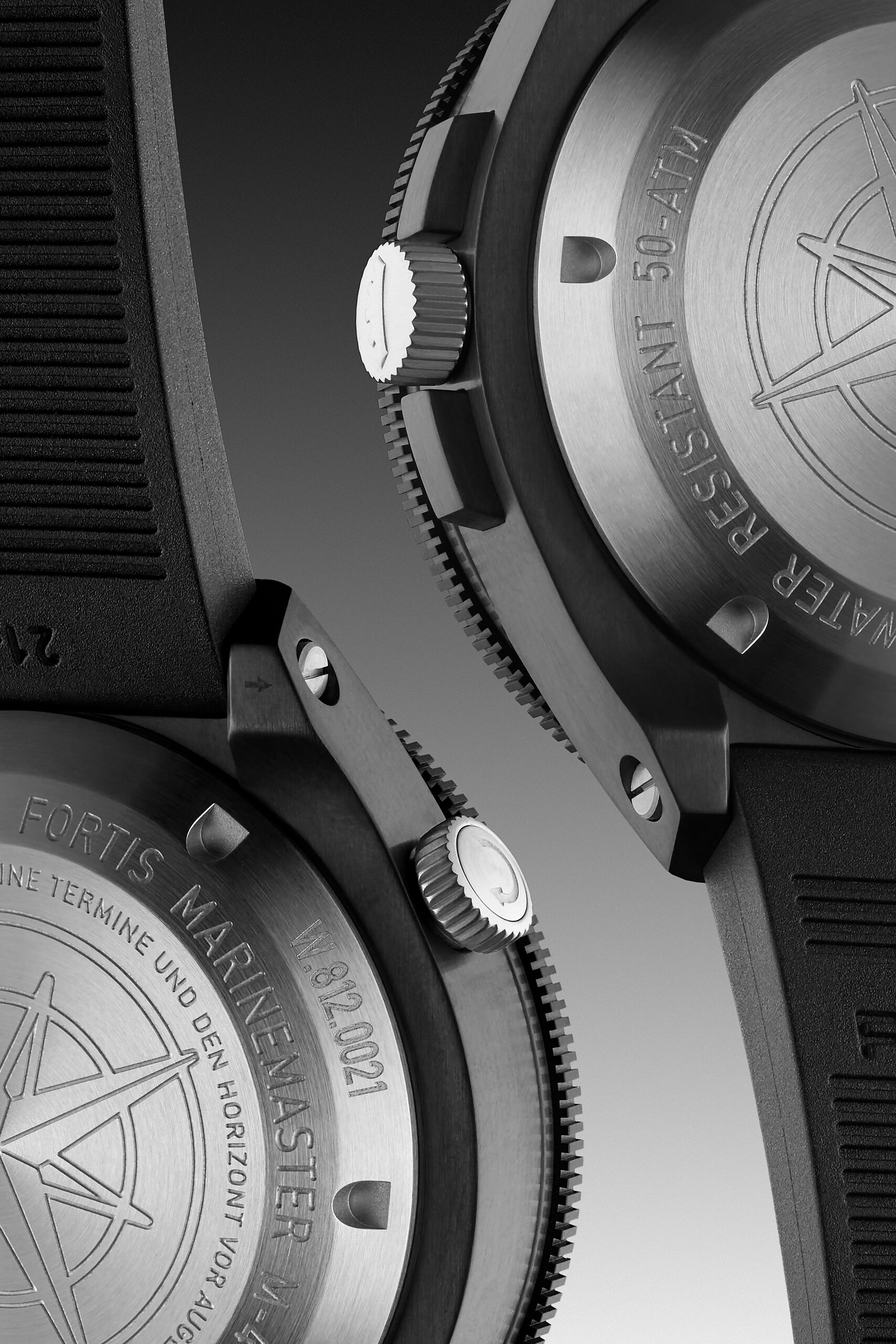 Fortis Marinemaster Back Gravity Black